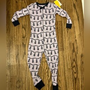 3t Tassels Purple Night Night & size 7 two piece long sleeve & pant set - new